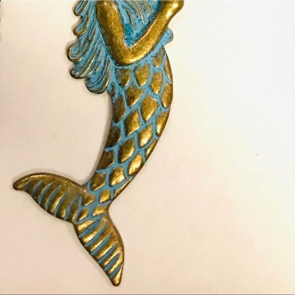 MERMAID CHARM NECKLACE Nautical Beach Jewelry - Picture 3 of 8